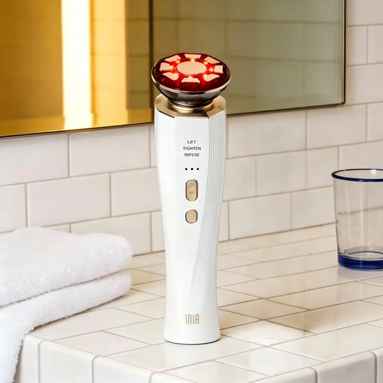 Three in one red light facial and neck beauty device, a skincare tool that eliminates skin swelling and tightens the skin by Home for Health and Beauty