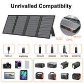 Portable Solar Charger 18V 60W / 45W Foldable Solar Panel for Solar Generators Outdoor Camping Travel Powerbank Phone by Home for Health and Beauty