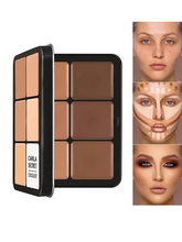 12 Color concealer Palette Matte Phosphor Outline Makeup Palette Cream foundation make-up Makeup Face Repair by Home for Health and Beauty