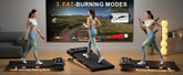 Walking Pad Treadmill with 3.5HP 17% Auto Incline 12-Level,450 lbs RGB UI Screen,3 in 1 Under Desk Treadmill with Auto Incline by Home for Health and Beauty