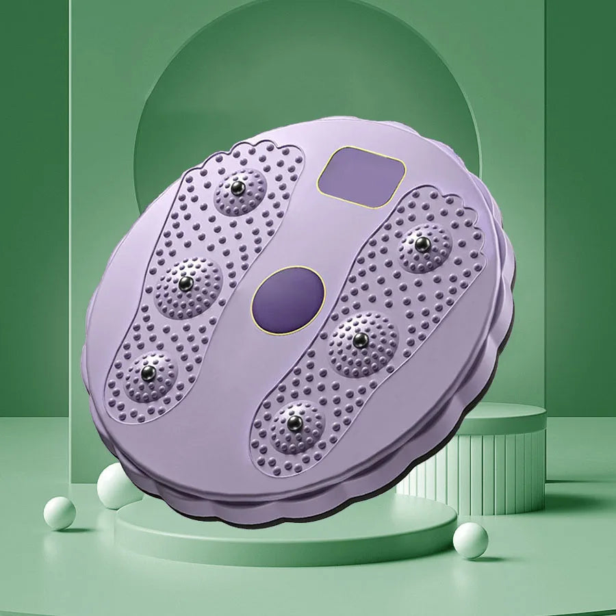 Waist Twisting Disc Magnetic Massage Device For Abs Fitness