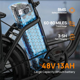 Electric Bike | Removable Battery, 28MPH, 20&