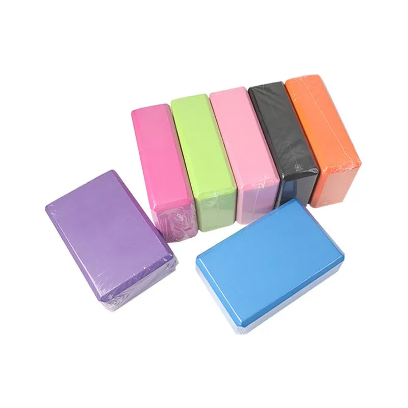 Yoga Blocks Foam Brick Set for Training and Stretching