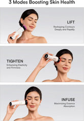 Three in one red light facial and neck beauty device, a skincare tool that eliminates skin swelling and tightens the skin by Home for Health and Beauty