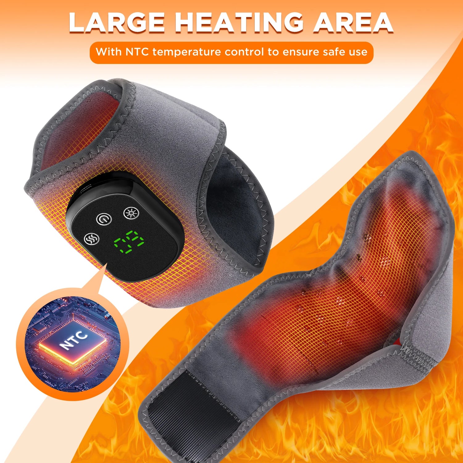 Electric Ankle Massager Vibration Therapy Relieves Tenosynovitis Pain Wrap Foot Ankle Joint Protection Relax Wrist Brace by Home for Health and Beauty