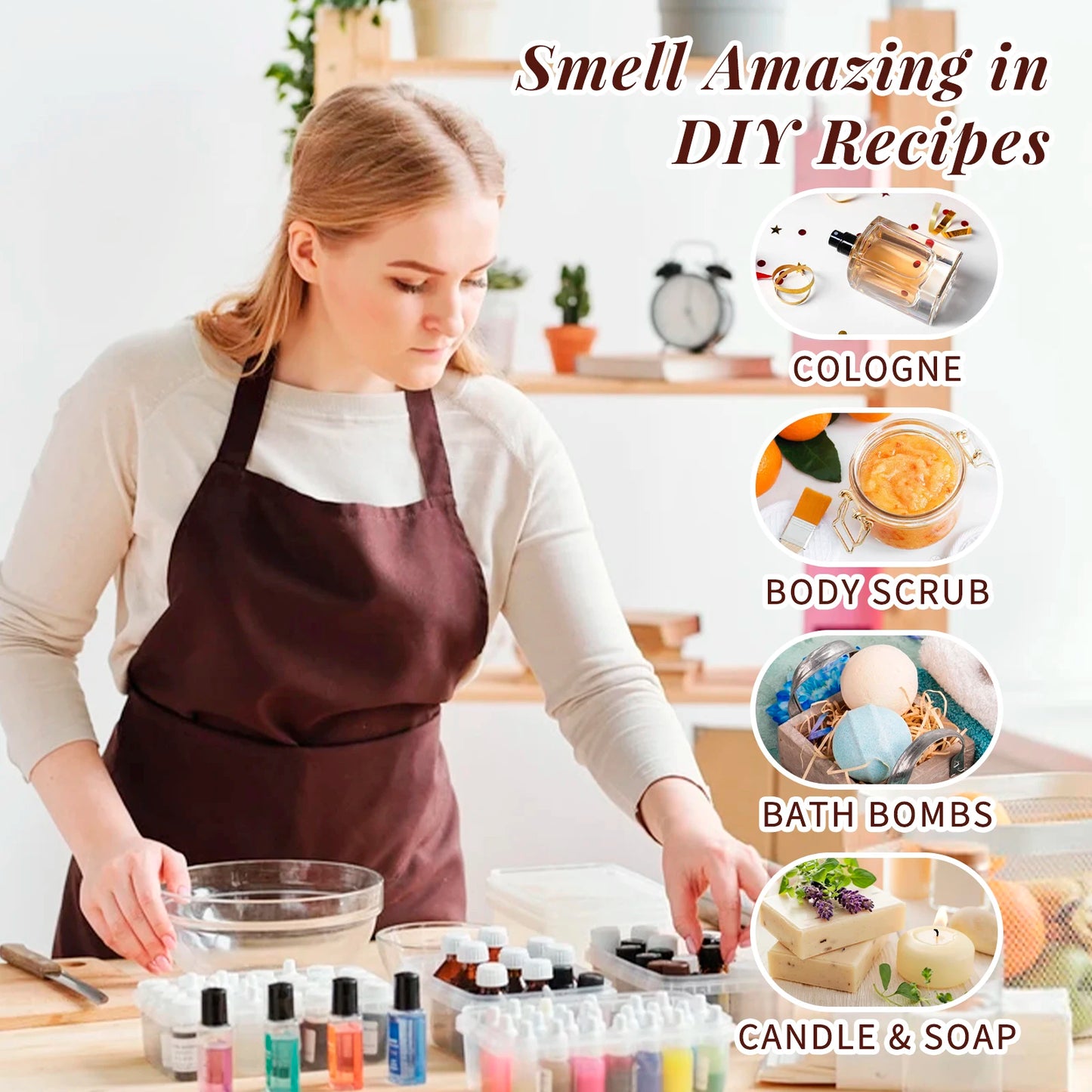 Fragrance Oils Set Nature Theme For Aromatherapy Diffusers