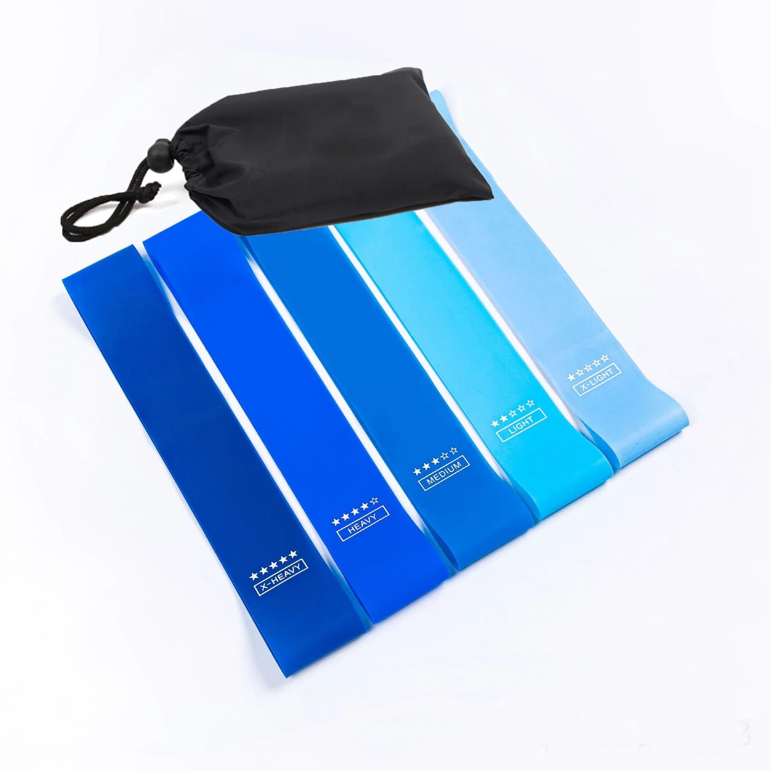 Resistance Bands Fitness Set Rubber Loop Bands Strength Training Workout Expander Yoga Gym Equipment Elastic Rubber Loop by Home for Health and Beauty