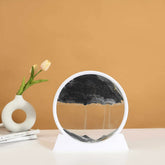 3D Moving Sand Art Glass Frame Deep Sea Quicksand Decor by Home for Health and Beauty