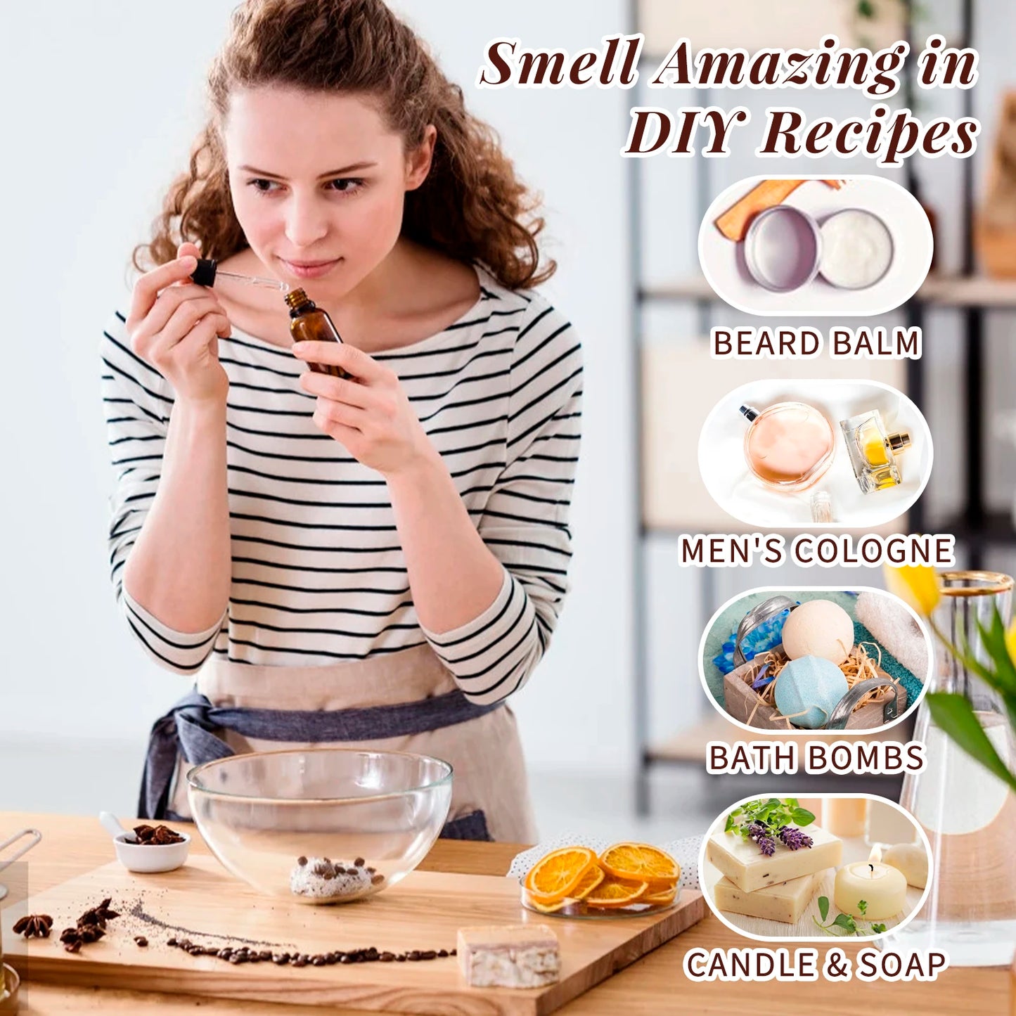 Woody Fragrance Oils Set For Aromatherapy Diffuser