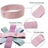 Fitness Resistance Bands Fabric Elastic Bands Yoga Pilates Hip Circle Expander Bands Gym Training Loops Yoga Workout Equipment by Home for Health and Beauty