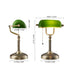 Desk lamp Table Light glass banker‘s lamp zipper switch for bedroom home stuy restaurant library office light night lamp by Home for Health and Beauty