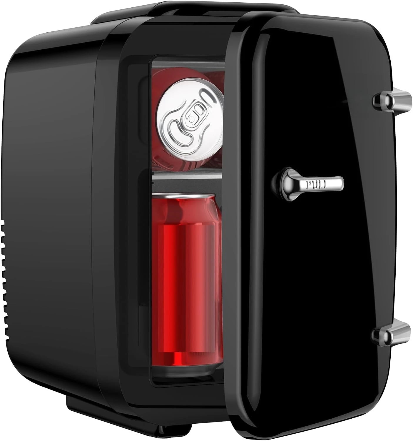 Mini Fridge, 4 Liter/6 Cans Portable Cooler and Warmer, AC/DC Power Small Fridge by Home for Health and Beauty