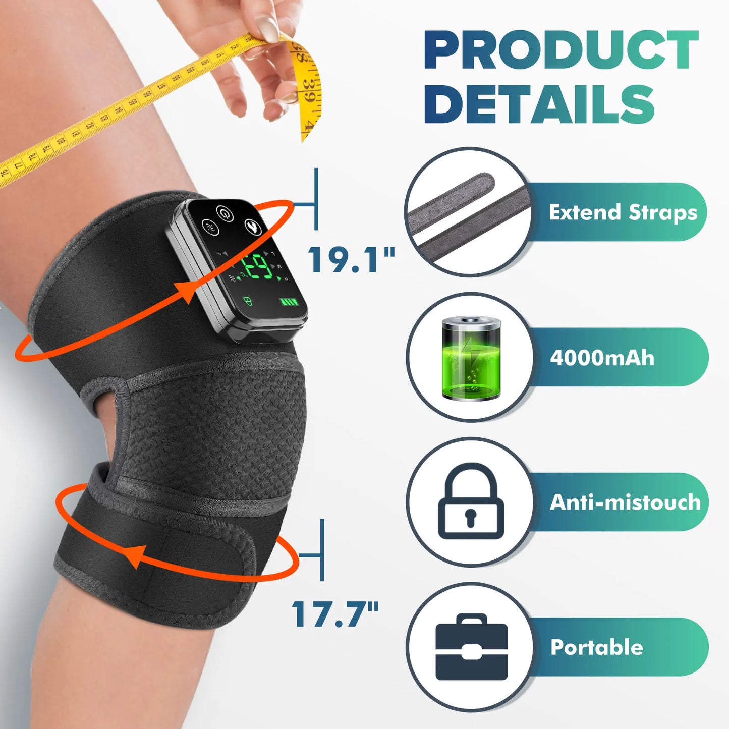 LeG Intelligent Electric Heating Knee Protection Massage Device