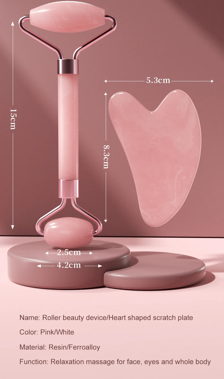 Roller for Face Neck Eye Resin Facial Massage Instrumenr Health Care Scraping Board Musclee Beauty Skincare Tools by Home for Health and Beauty