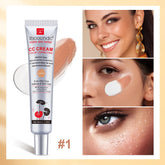 Color Correcting CC Cream Facial Centella Asiatica Repair BB Cream Natural Concealer Whitening Liquid Foundation Cosmetics by Home for Health and Beauty