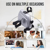 Mini Pedal Exercise Bike Under Desk LCD Display Trainer by Home for Health and Beauty