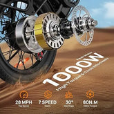 Electric Bike | Removable Battery, 28MPH, 20&