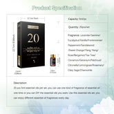 Pure Essential Oils Gift Box Set for Diffusers by Home for Health and Beauty