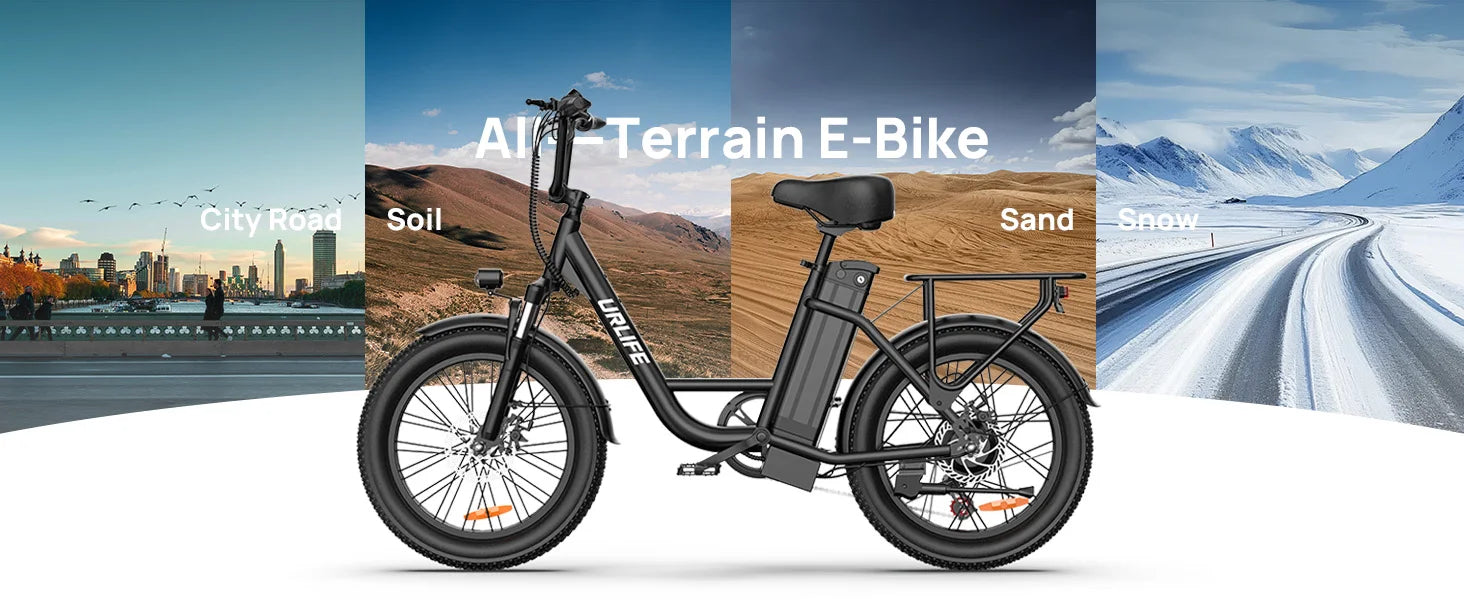 Electric Bike | Removable Battery, 28MPH, 20&