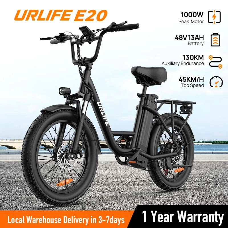 Electric Bike | Removable Battery, 28MPH, 20&