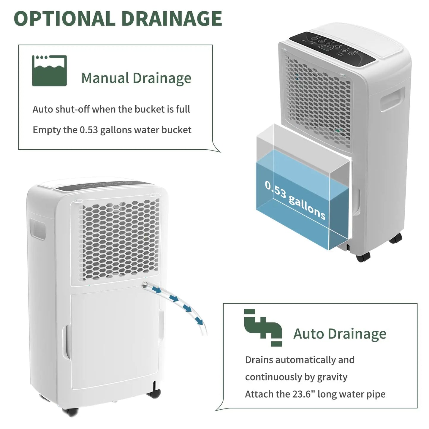 Dehumidifier For Basements And Living Areas
