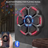 Music Boxing Machine Smart Bluetooth Wall Mounted Trainer by Home for Health and Beauty