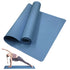 Yoga Mats Anti-slip 4MM Thick Sport Fitness Mat Blanket For Exercise Yoga And Pilates Gymnastics Mat Fitness Equipment by Home for Health and Beauty