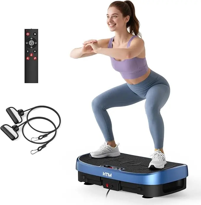 Vibration Plate Fitness Platform with 120 Levels Silent Operation by Home for Health and Beauty