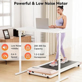 2-in-1 Home/Office 2.5 HP Walking Treadmill,mini Treadmills for Small Spaces with APP & Remote Control by Home for Health and Beauty