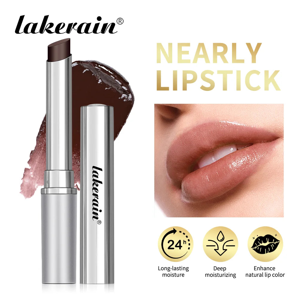 Lakerain Nearly Lipstick Lip Balm Natural Color Creamy Texture Long Lasting Moisturizing Nourishing Lip Care Gloss Cosmetic by Home for Health and Beauty