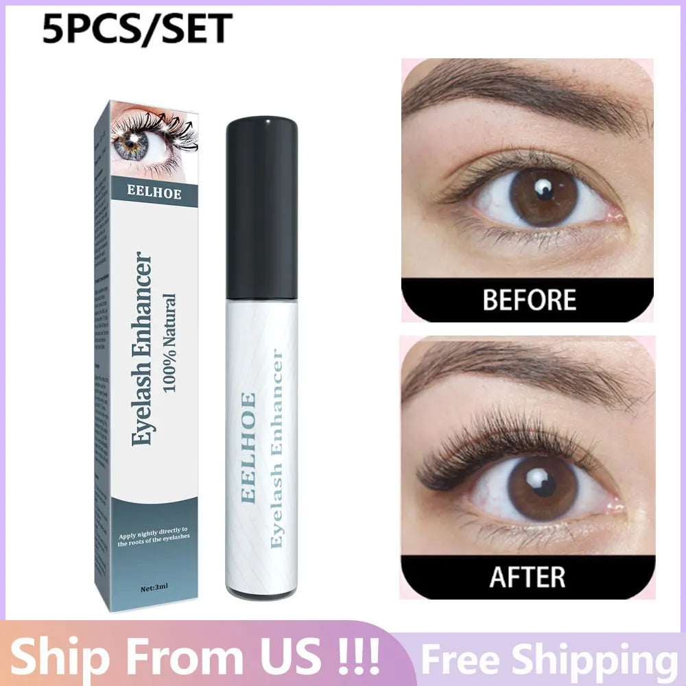 Eyelash Growth Serum 5 Pack For Lashes And Eyebrows