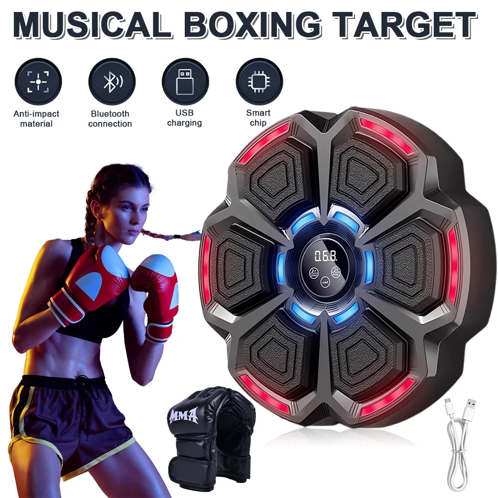 Music Boxing Machine Adjustable Speed Wall Mount