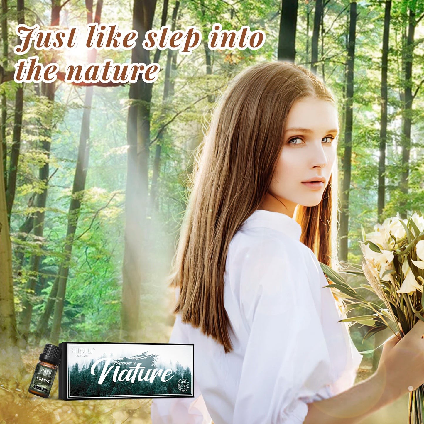 Fragrance Oils Set Nature Theme For Aromatherapy Diffusers