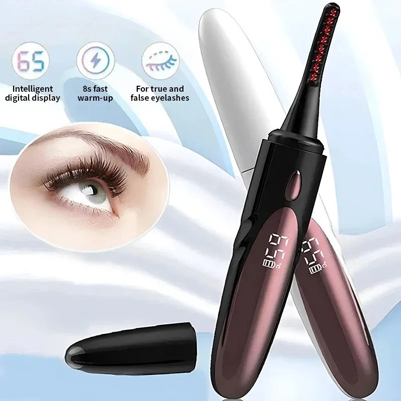Heated Eyelash Curler USB Rechargeable 4 Modes