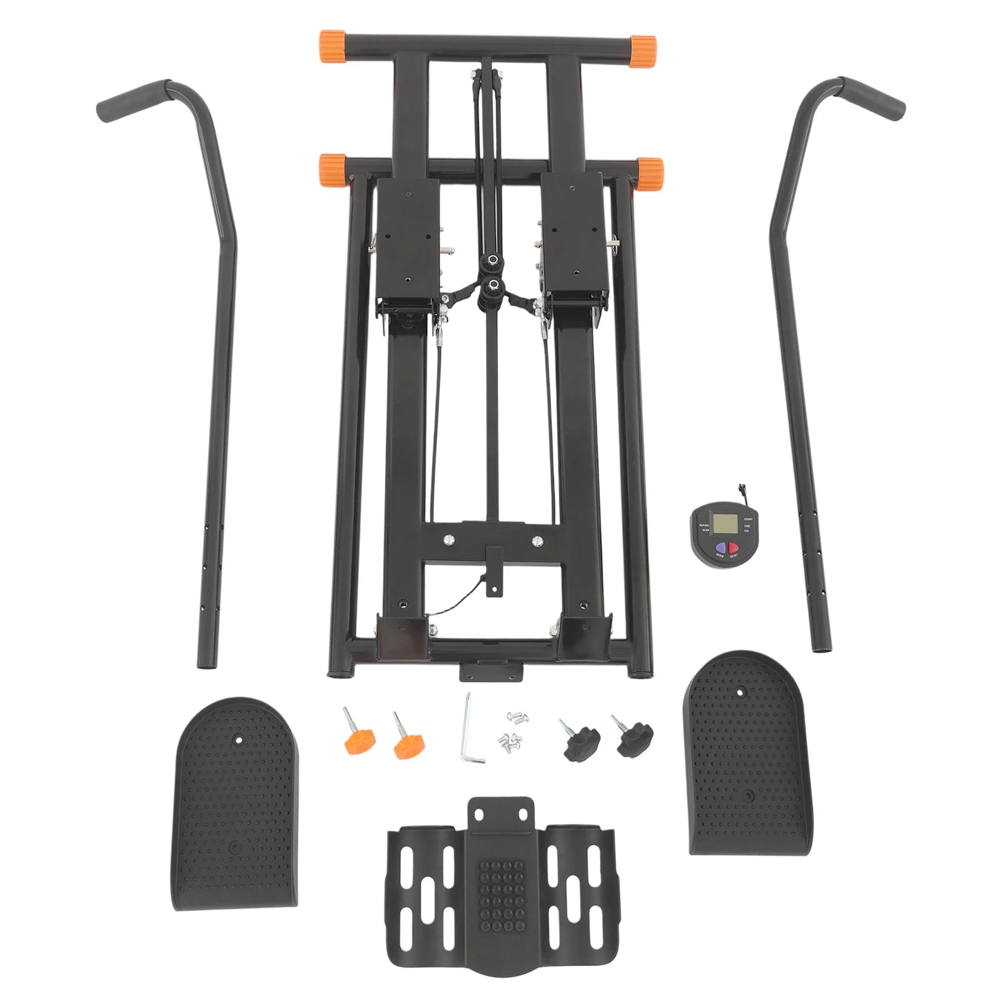 Foldable Stair Stepper Vertical Climber 3-Gear Pedal Angle