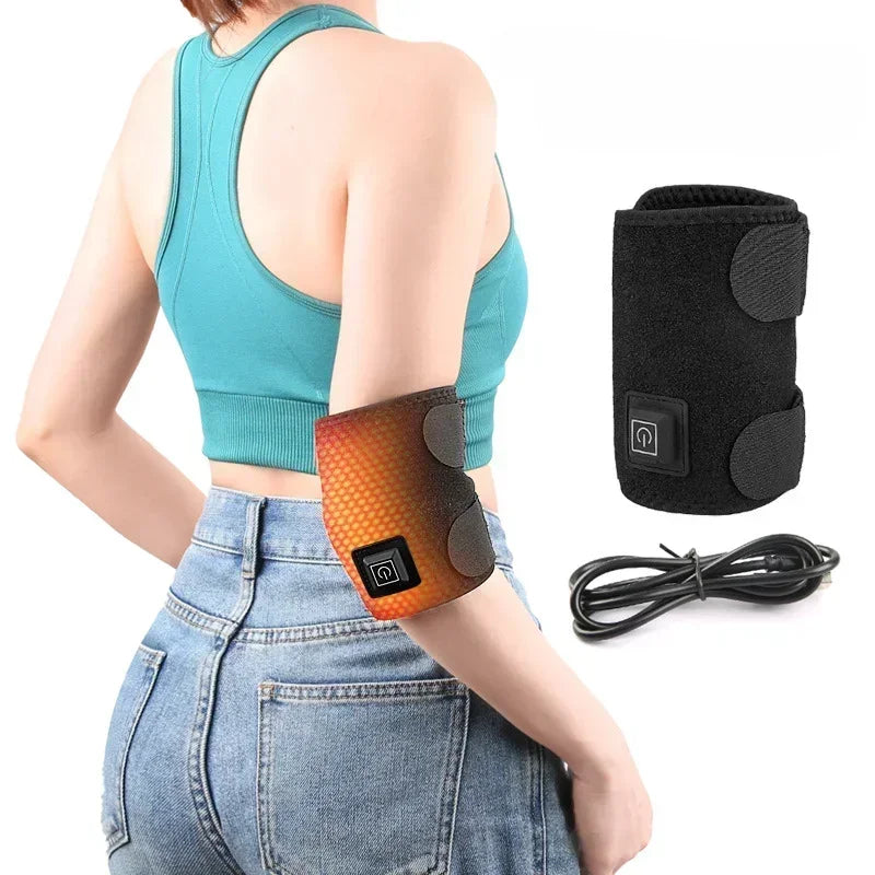 Electric Heated Knee Massager Brace With Adjustable Temperature