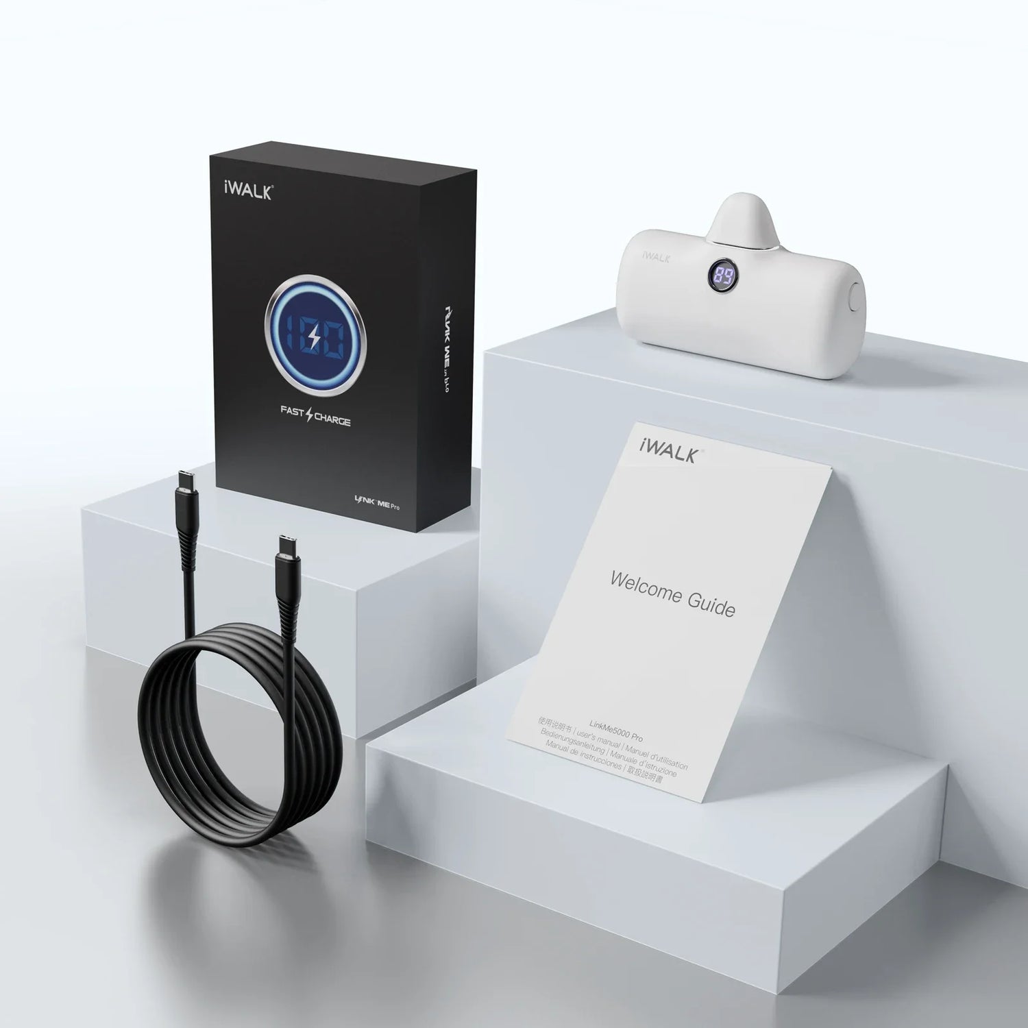 Mini Fast Charging Power Bank With LED Display by Home for Health and Beauty