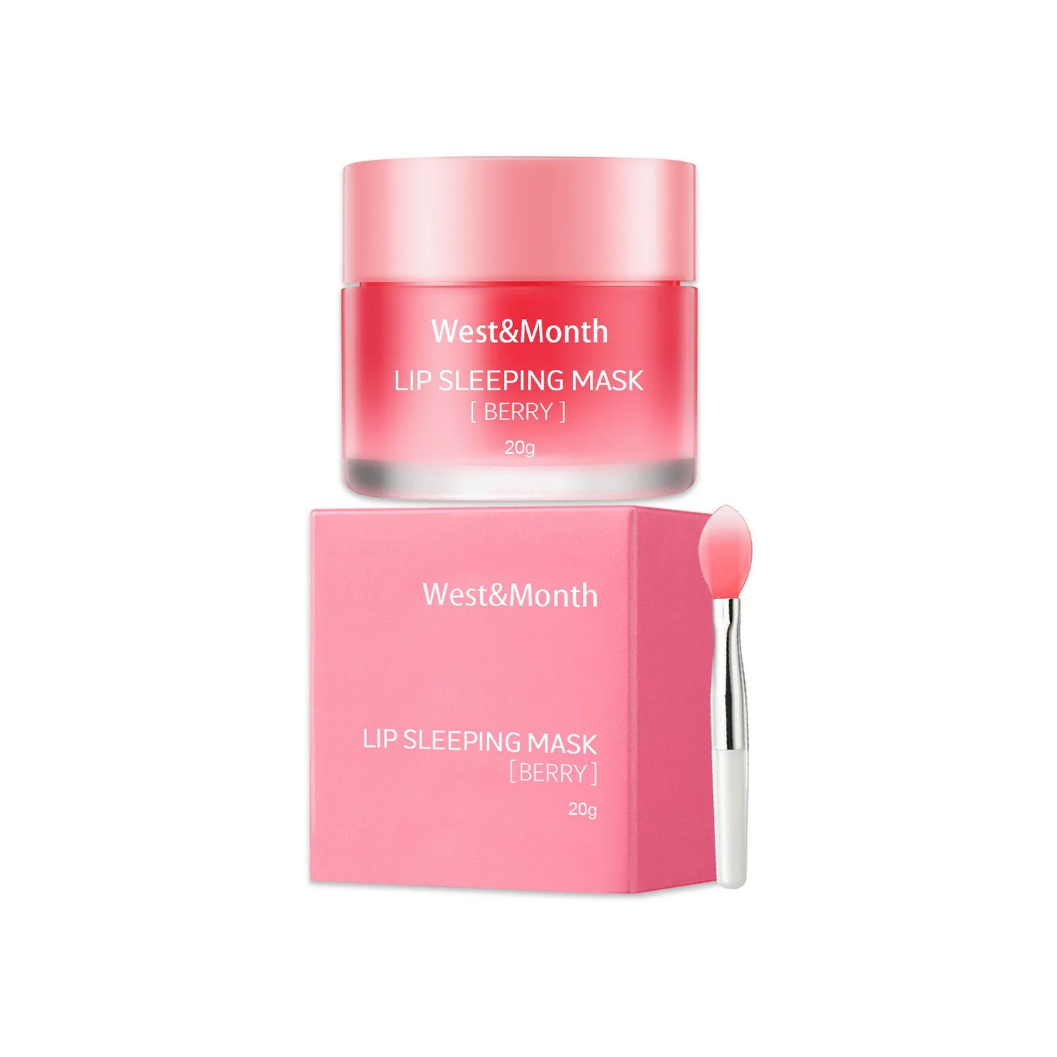 West&Month Lip Sleeping Mask Soften Cracking Lip Dead Skin Remover Dry Lips Treatment Exfoliant for Lips Nourish Jelly Lip Mask by Home for Health and Beauty