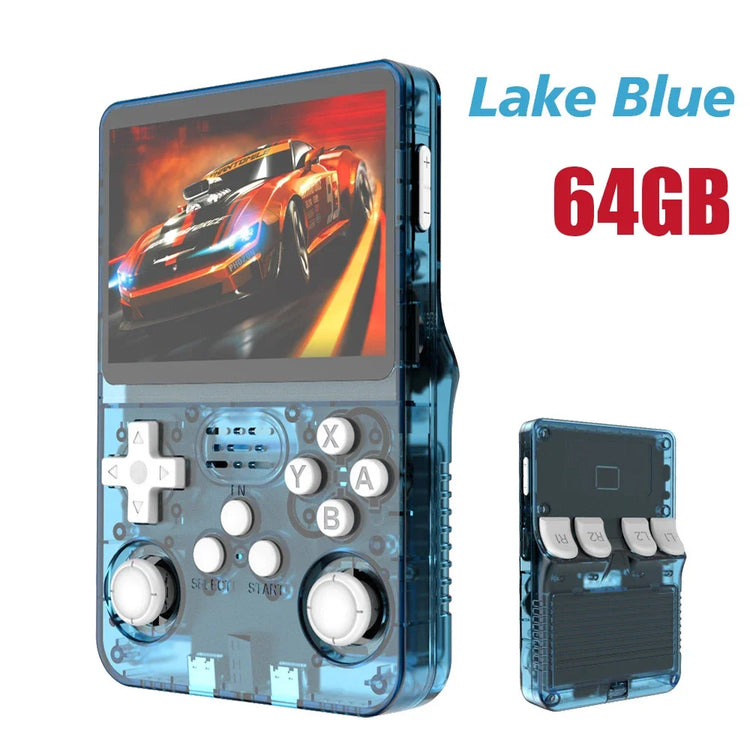 Retro Handheld Game Console Linux System 3.5 Inch 256G 128G R36S IPS Portable Pocket Player 64GB Video Gaming Kids Gifts by Home for Health and Beauty