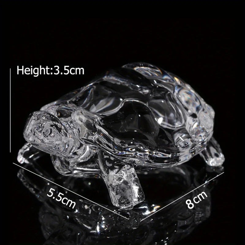 Crystal Turtle Ornament, Mini Turtle Statue, Lucky Ornament, Suitable for Home Office Desk Decoration, Home Decoration by Home for Health and Beauty