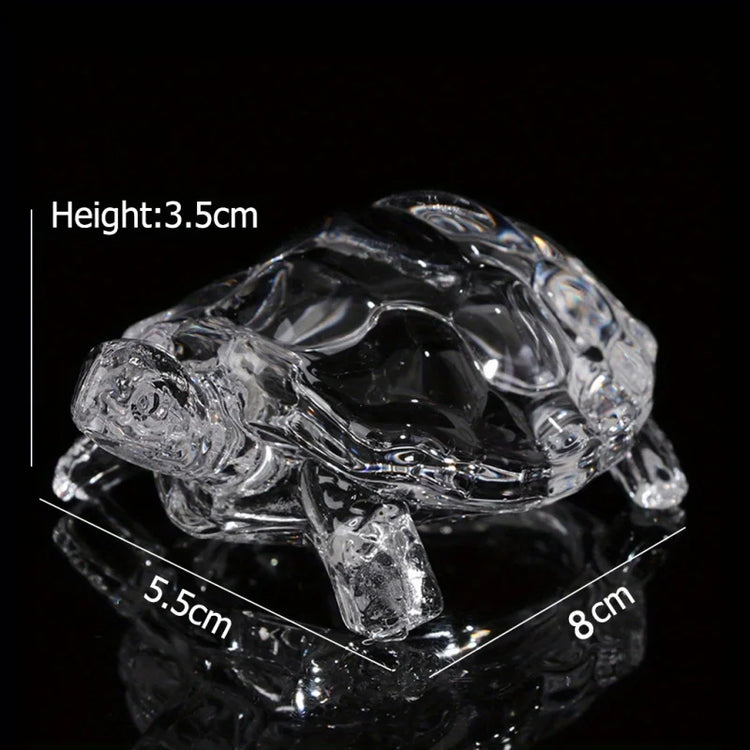 Crystal Turtle Ornament, Mini Turtle Statue, Lucky Ornament, Suitable for Home Office Desk Decoration, Home Decoration by Home for Health and Beauty