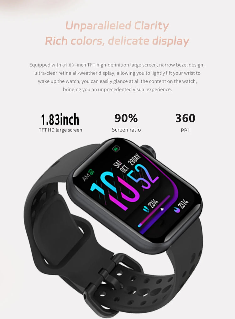 Smart Watch, for Men and Women (Answering/Making Calls) Fitness Tracker, More than 120 Sports Modes, Sleep Monitoring, Pedometer by Home for Health and Beauty