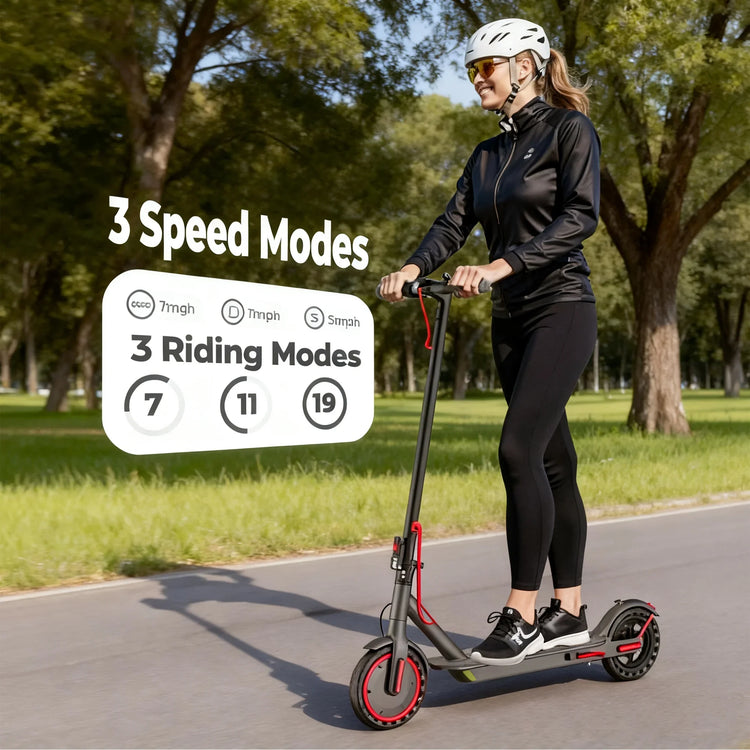 Electric Scooter LADPED LP60 350W Max 19mph Speed 8.5inch Tire Folding Design with 16 Miles Range for Adult Urban Commuting by Home for Health and Beauty