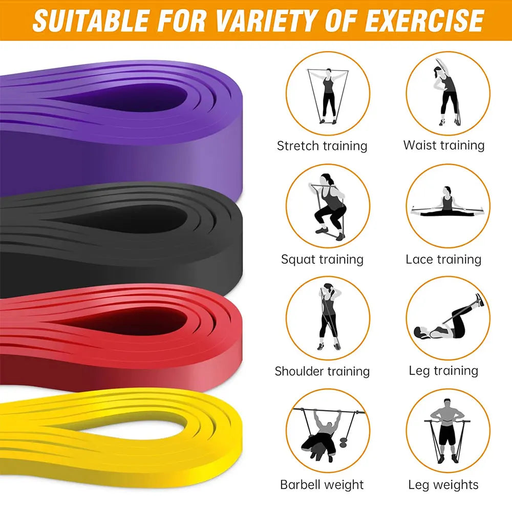 Resistance Bands For Pull Up Assistance And Fitness Training by Home for Health and Beauty