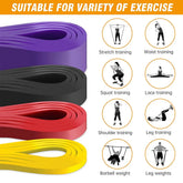 Resistance Bands For Pull Up Assistance And Fitness Training by Home for Health and Beauty