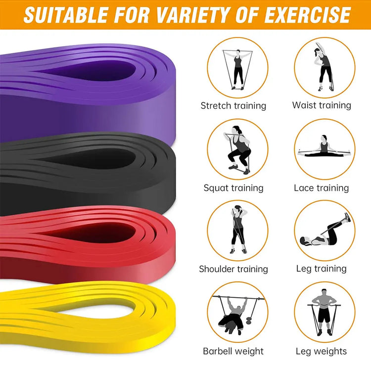Resistance Bands For Pull Up Assistance And Fitness Training by Home for Health and Beauty