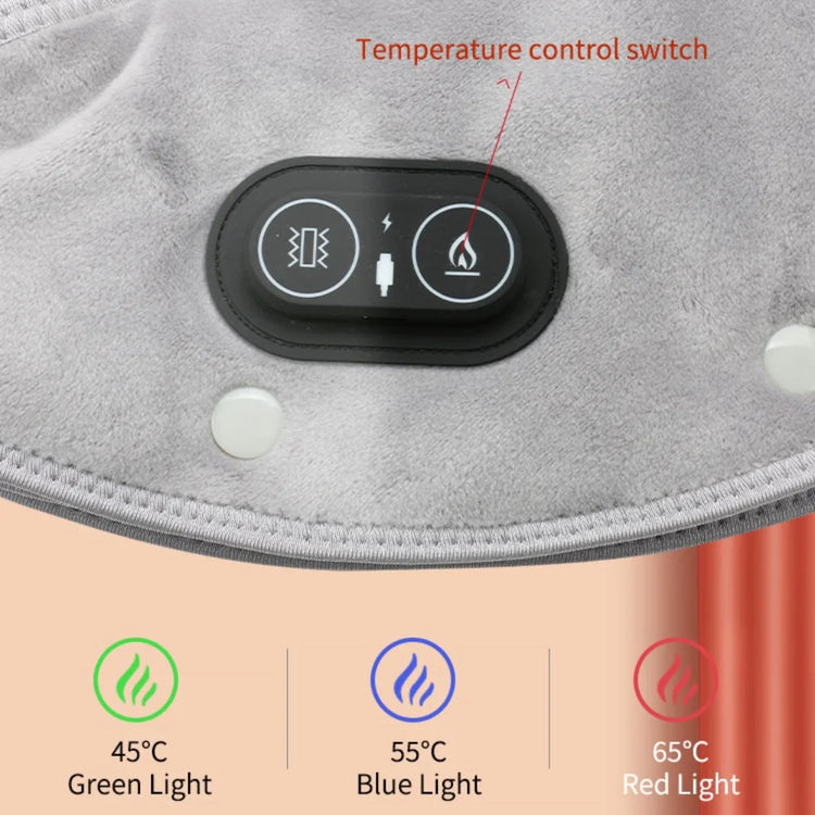 Neck Massager Brace Electric Heating Shoulder Pad With 3 Levels by Home for Health and Beauty