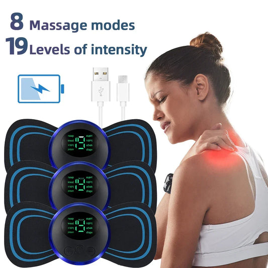 Electronic EMS Neck Massager Mini Device Muscle Stimulator