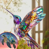 Hummingbird Sun Catcher Acrylic Window Decor For Garden by Home for Health and Beauty