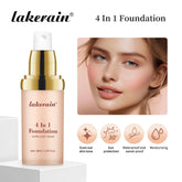 4 In 1 Foundation Long-wearing Moisturizing Waterproof Concealer Even Skin Tone SPF 30 Liquid Hydrating Full Coverage Concealer by Home for Health and Beauty